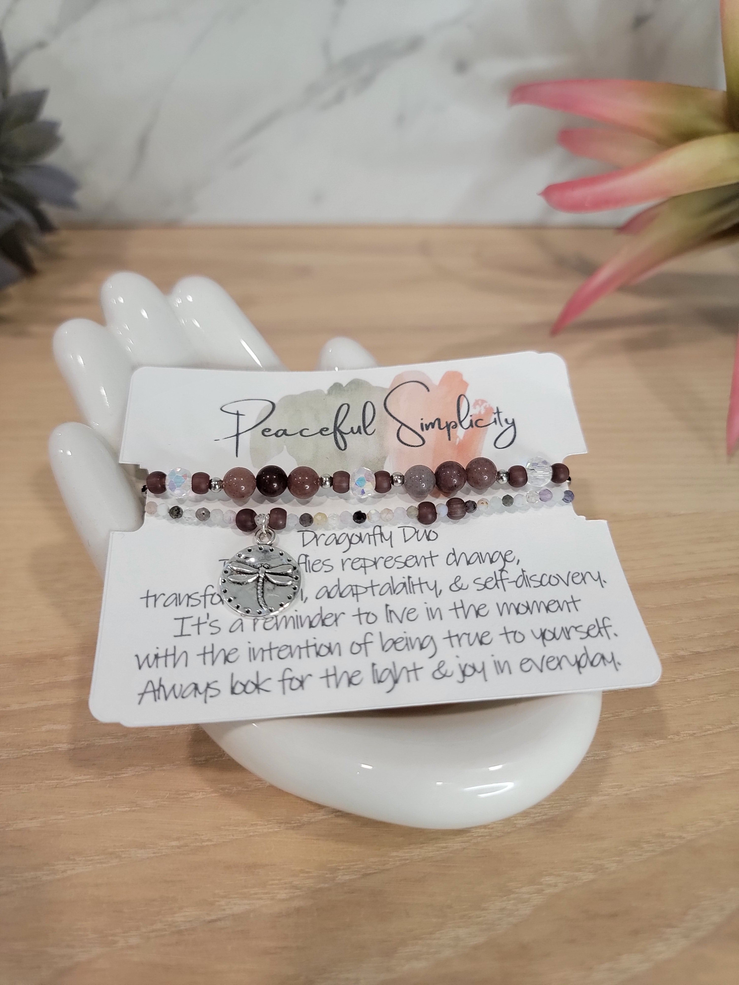Dragonfly Bracelet Duo – Peaceful Simplicity CT