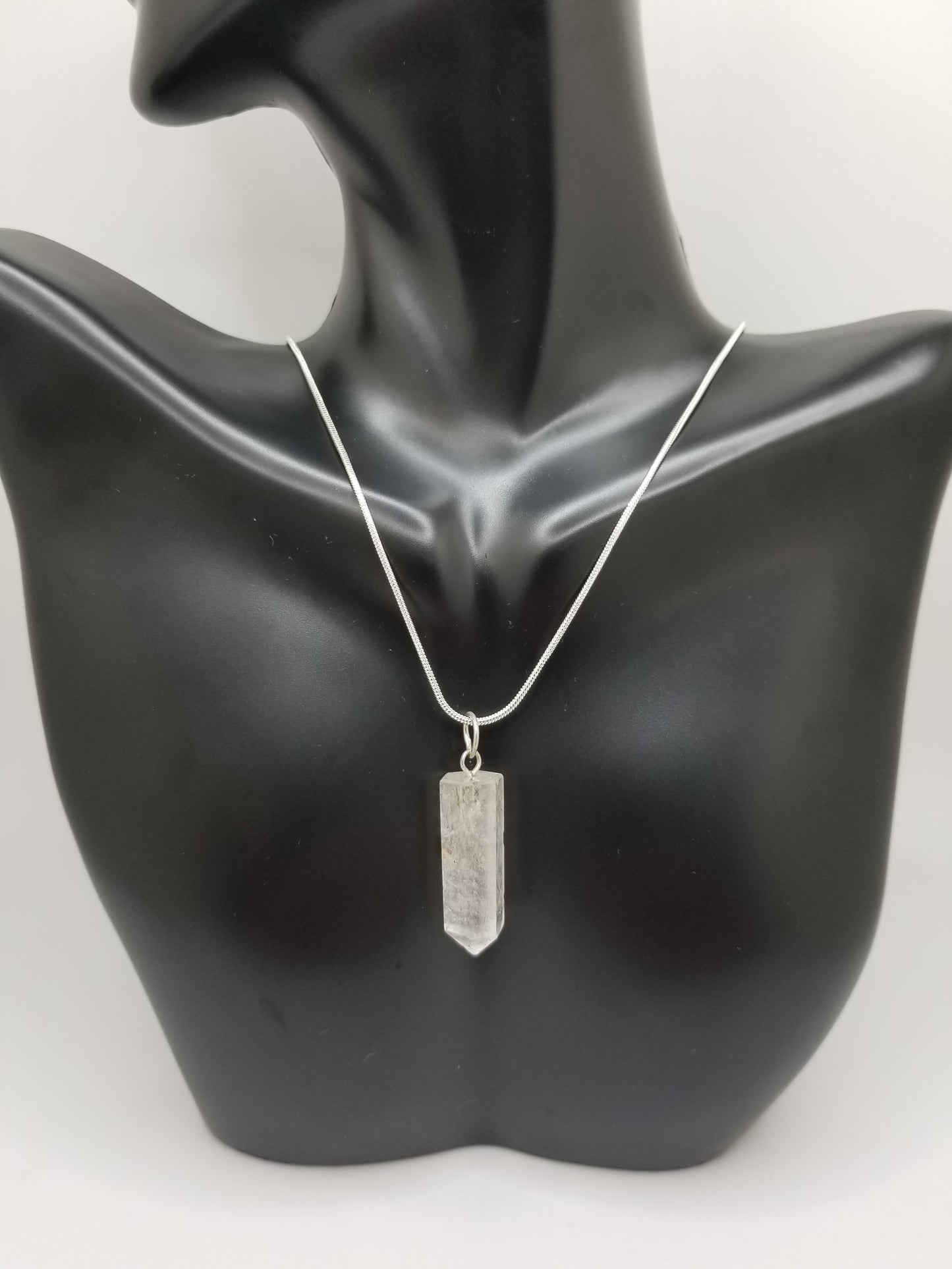 Clear Quartz Crystal Necklace