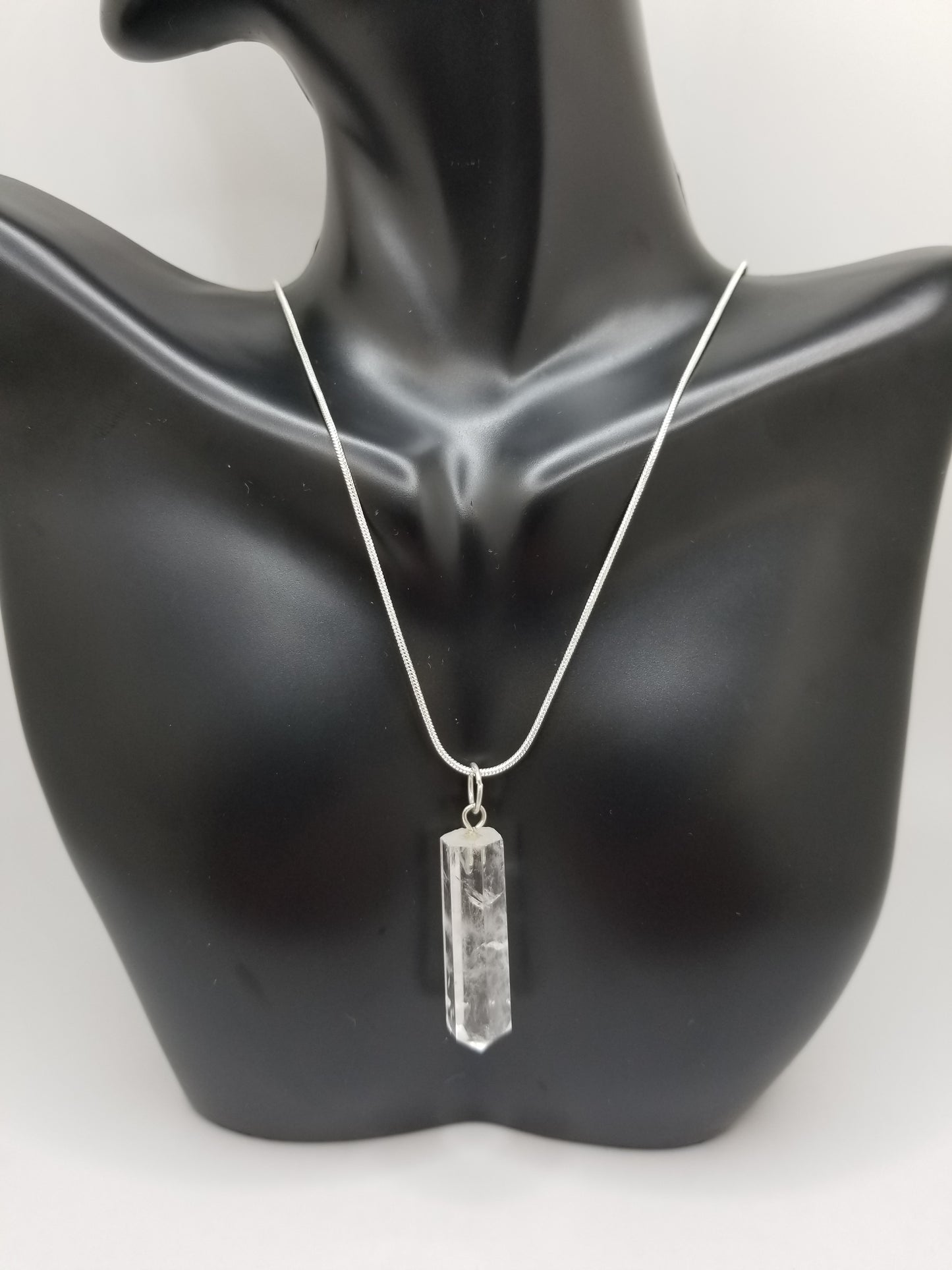 Clear Quartz Crystal Necklace