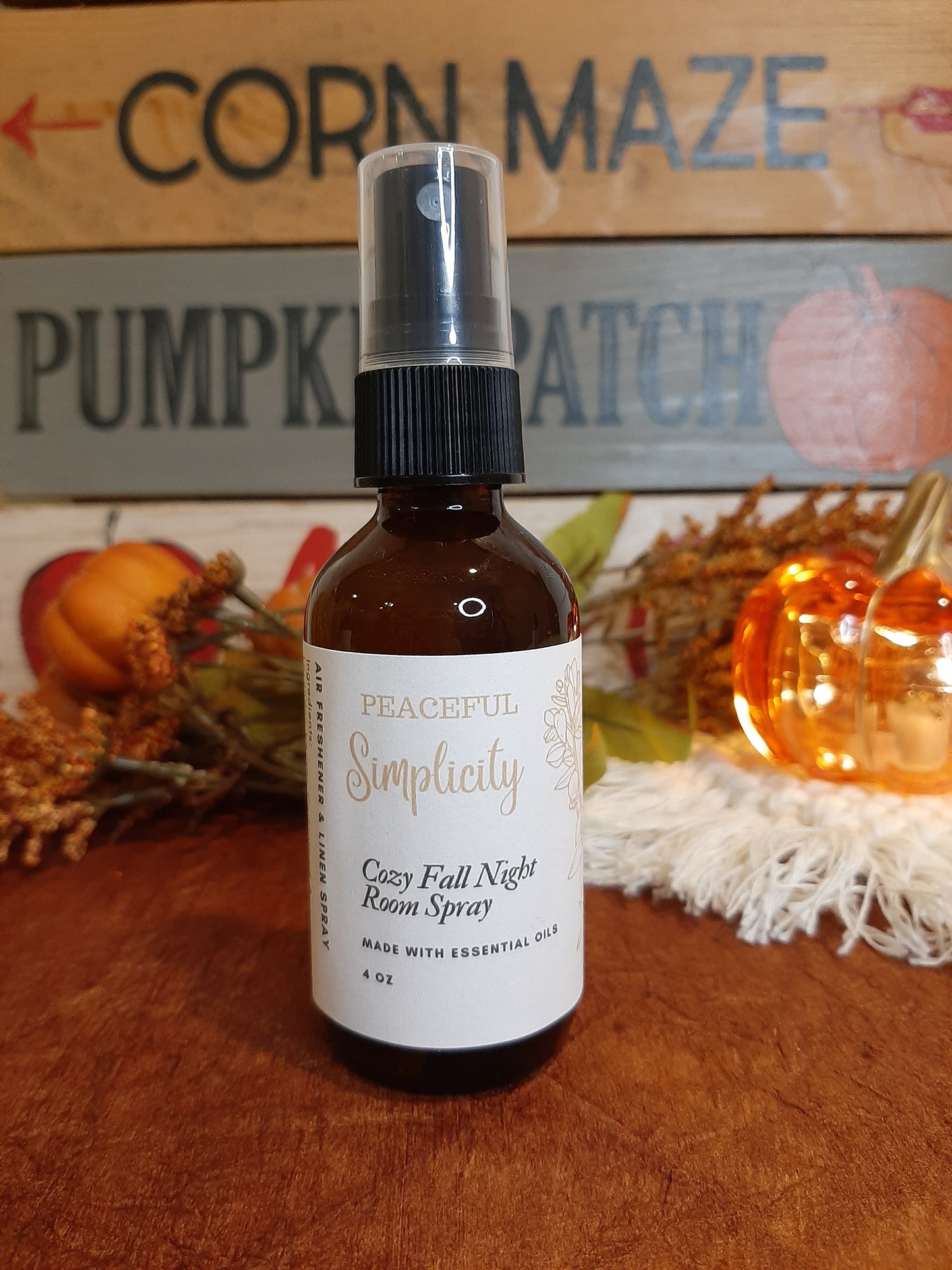 Cozy Fall Night Room Spray