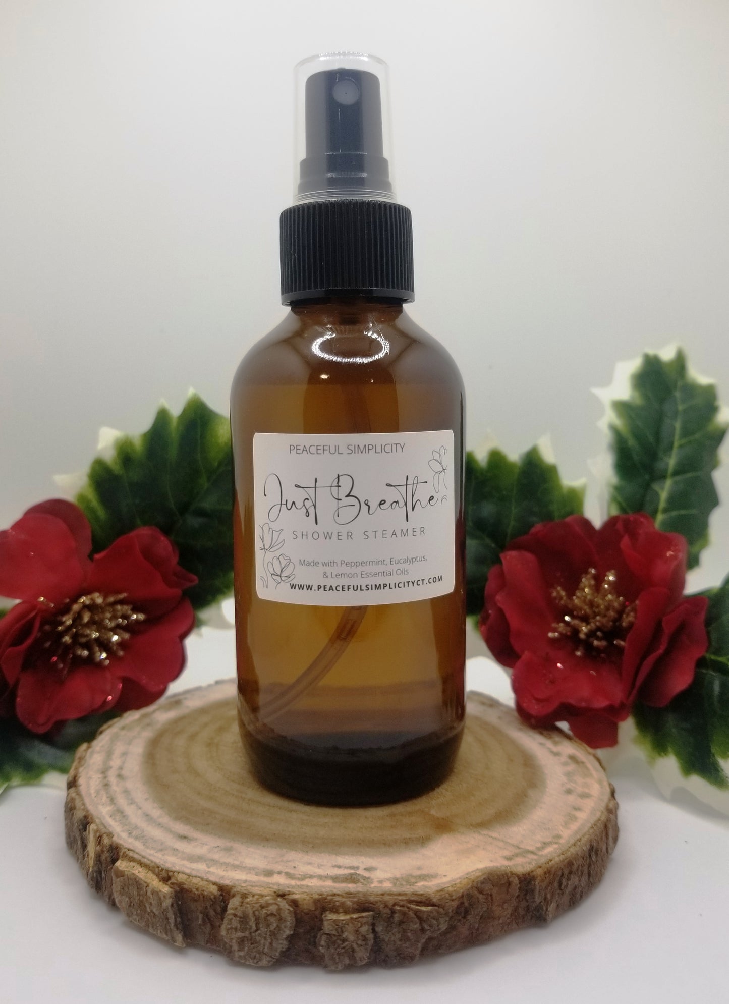 Just Breathe Shower Steamer Essential Oil Spray