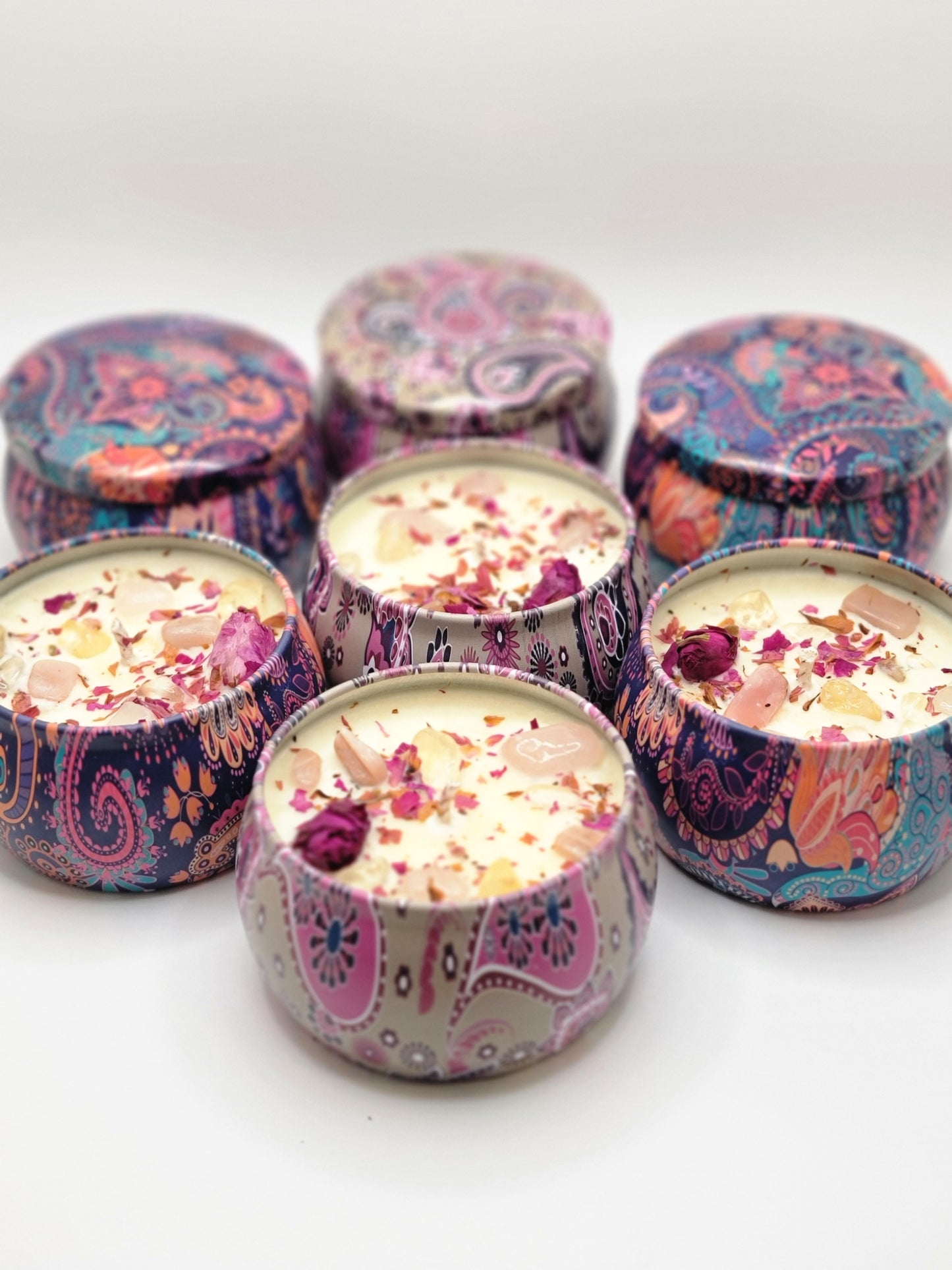 Love & Light Soy Wax Intention Candle Tin